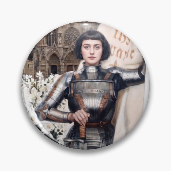 Item preview, St Joan of Arc Patron Saint of France Jeanne d'Arca designed and sold by hispanicworld.