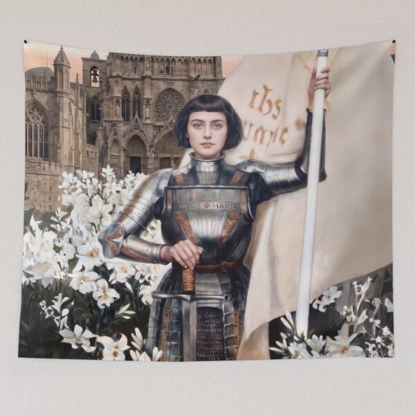 Item preview, St Joan of Arc Patron Saint of France Jeanne d'Arca designed and sold by hispanicworld.