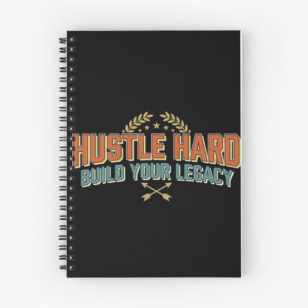 Item preview, Hustle Hard Build Your Legacy Retro Athletic Streetwear designed and sold by No Excuses .