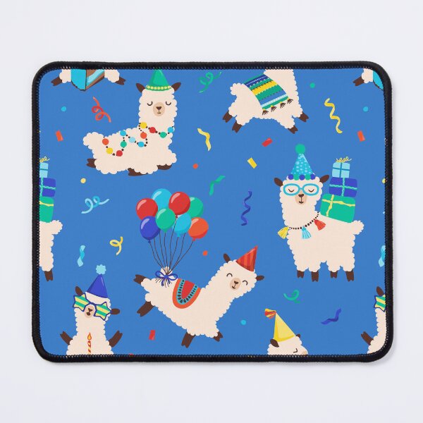 Item preview, Llama Birthday Party Boys Blue designed and sold by SamAnnDesigns.