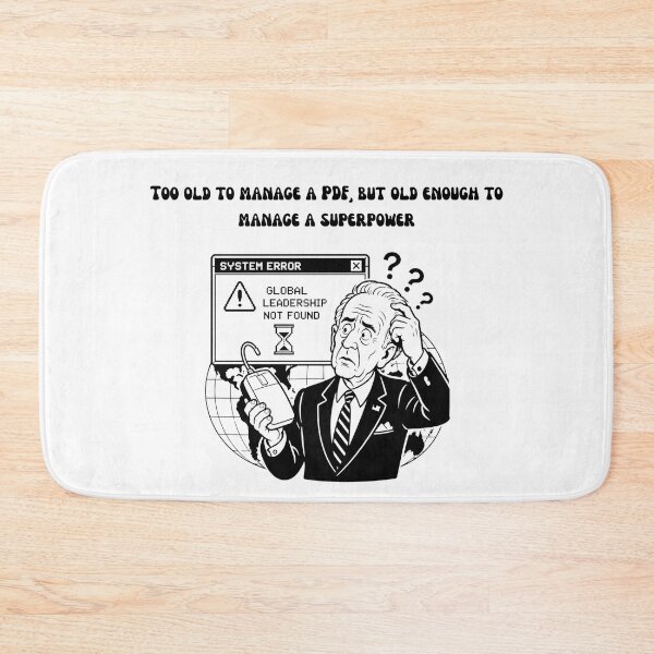 Item preview, Ironic Retro Politician Computing PDF Error Tshirt designed and sold by SarcasmOnCotton.