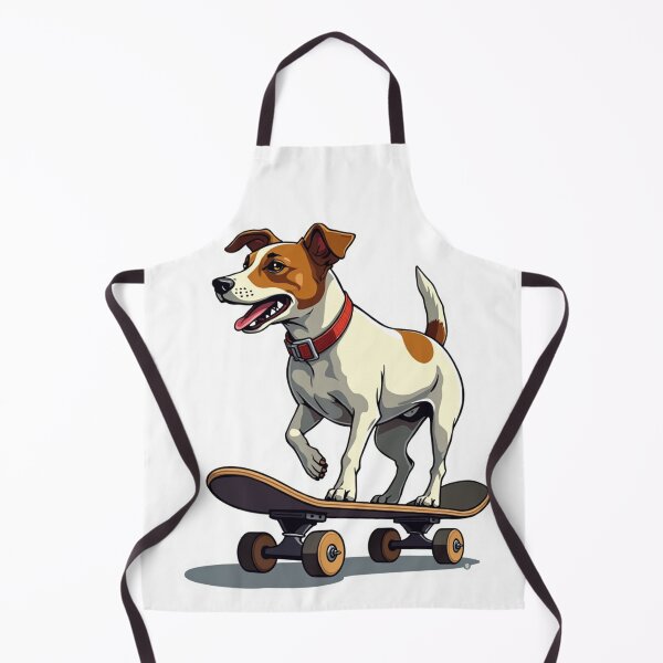 Item preview, Jack Russell Terrier on skateboard designed and sold by Prints by Mat.