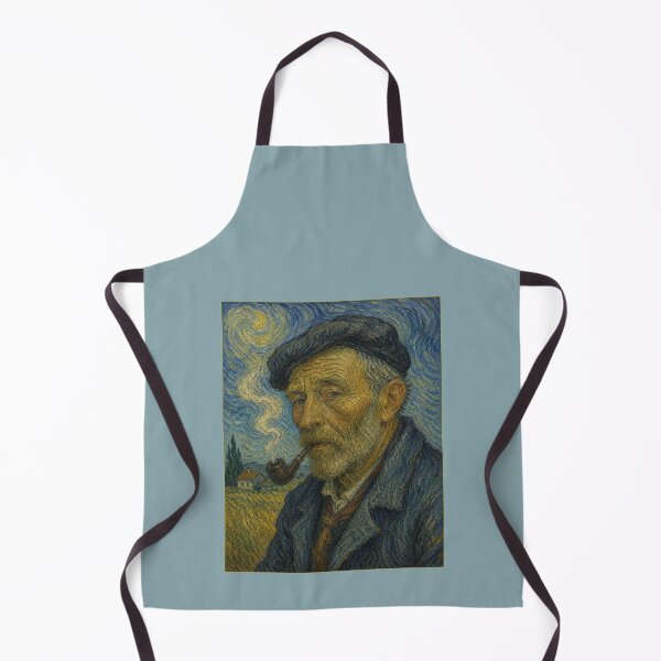 Item preview, Peasant smoking a pipe the style of VanGogh designed and sold by Collector-RB.