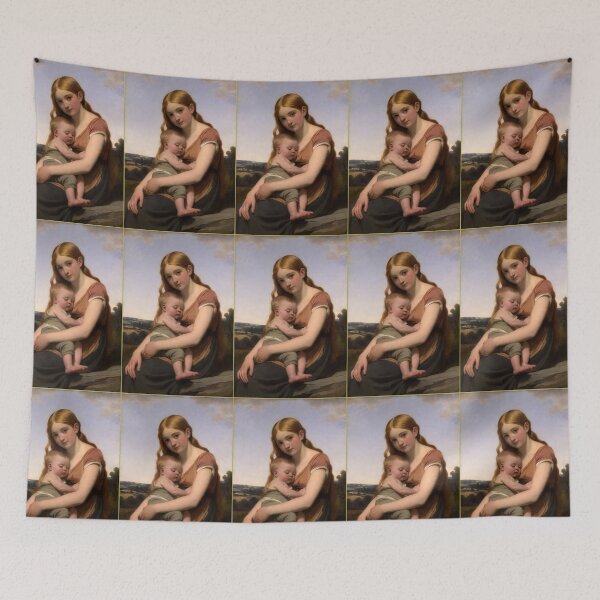 Item preview, Baby sister styled after W A Bouguereau  designed and sold by Collector-RB.