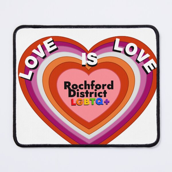 Item preview, Love is Love - Lesbian Flag designed and sold by Rochford District LGBTQ+ Group.