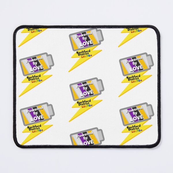 Item preview, Powered by Love - Non Binary Flag designed and sold by Rochford District LGBTQ+ Group.