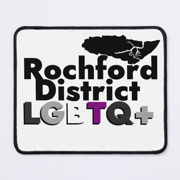 Item preview, Rochford District LGBTQ+ Group Logo - Asexual Flag designed and sold by Rochford District LGBTQ+ Group.