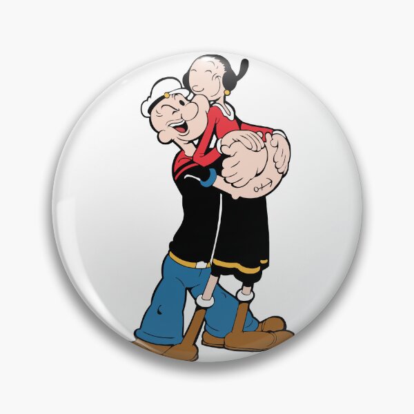 Item preview, Popeye the Sailor Man & Olive Oyl in love | budflux.com designed and sold by Budflux.