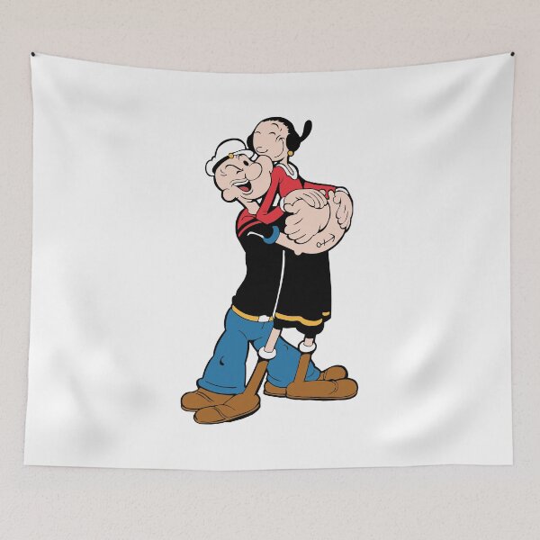 Item preview, Popeye the Sailor Man & Olive Oyl in love | budflux.com designed and sold by Budflux.