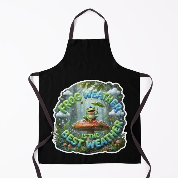 Item preview, Frog Weather Is The Best Weather Cottagecore Frog designed and sold by pradeepvisuals.