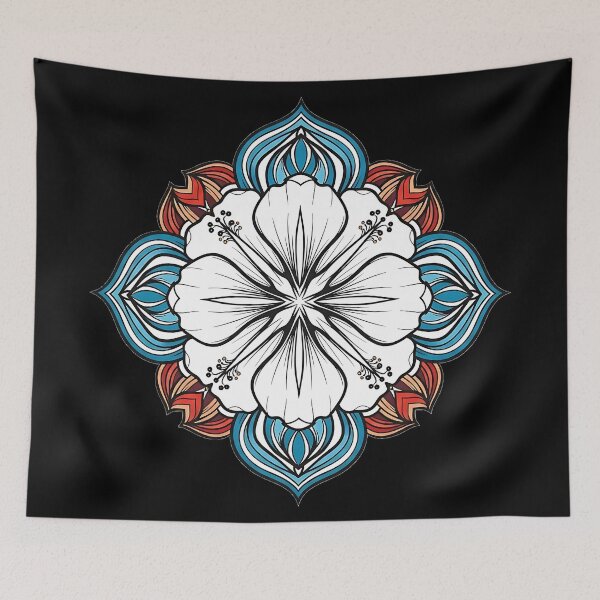 Item preview, Symmetrical Floral Mandala Vector Art designed and sold by UrbanPrts.