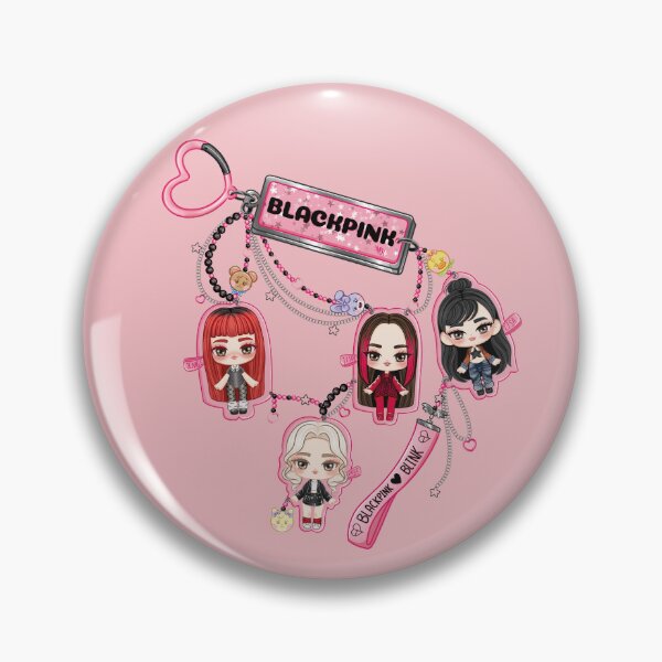 Item preview, Chibi keychain design inspired by the group Blackpink in the solos era designed and sold by mbs-desing.