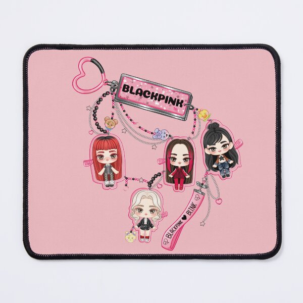 Item preview, Chibi keychain design inspired by the group Blackpink in the solos era designed and sold by mbs-desing.