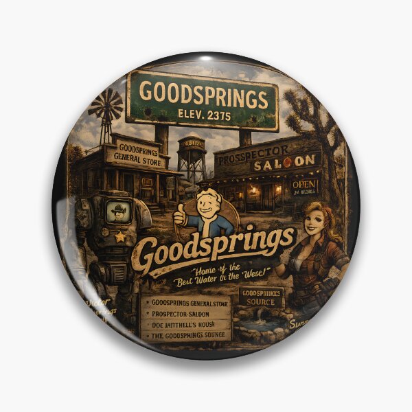 Item preview, Goodsprings Fallout New Vegas designed and sold by RockyLambda.