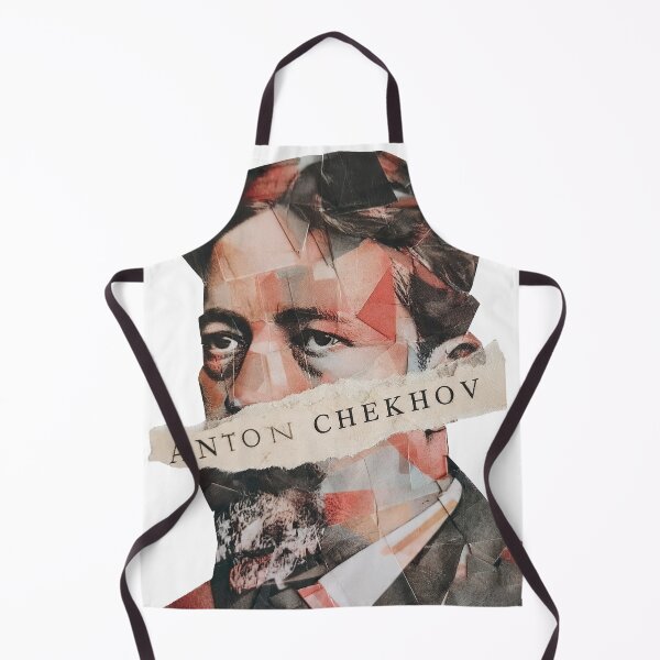 Item preview, Anton Chekhov – Literary Collage Portrait Art Print | Russian Short Story Theatre Poster designed and sold by OzzFrequency.