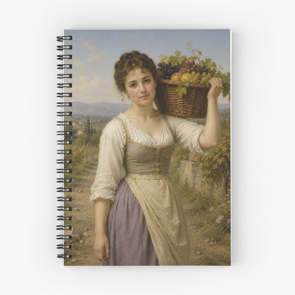 Item preview, Niña con cesta de frutas al estilo de WA Bouguereau designed and sold by Collector-RB.