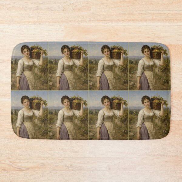 Item preview, Girl with fruit basket styled after WA Bouguereau  designed and sold by Collector-RB.