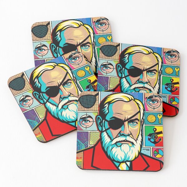 Item preview, Pop art graphic of a man with an eye patch, a captain's portrait, colorful festival designed and sold by G-M-Designs.