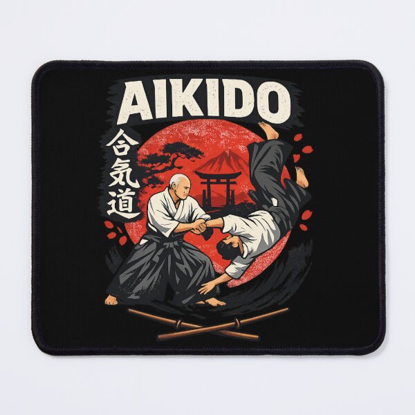 Item preview, Aikido Master - Martial Arts Japan Retro Sunset designed and sold by SidTastic .