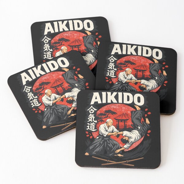 Item preview, Aikido Master - Martial Arts Japan Retro Sunset  designed and sold by SidTastic .