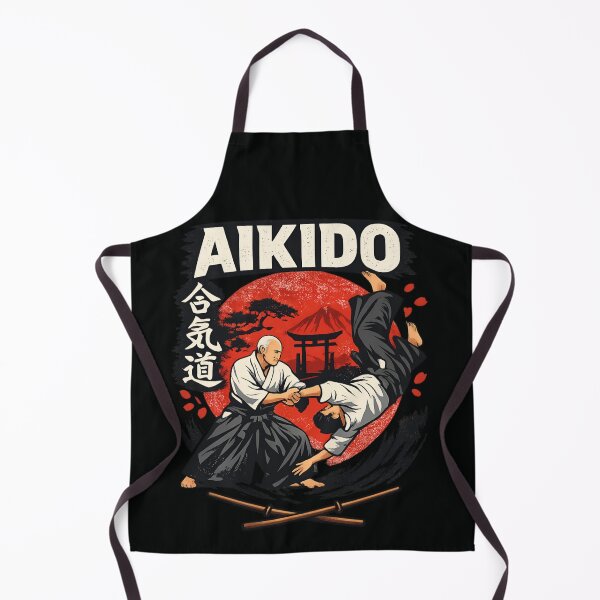 Item preview, Aikido Master - Martial Arts Japan Retro Sunset  designed and sold by SidTastic .