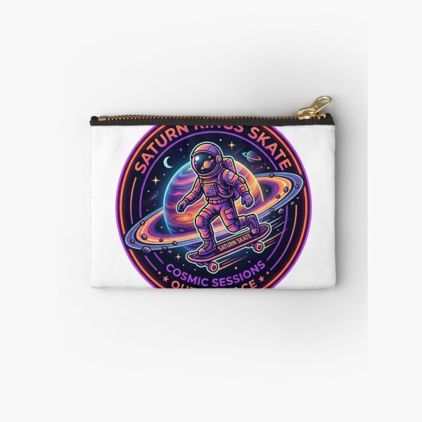 Item preview, Saturn Rings Skate Astronaut Cosmic Sessions Outer Space designed and sold by JeevanStickers.