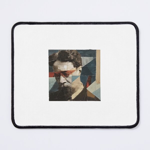 Item preview, Anton Chekhov – Literary Collage Portrait Art Print | Russian Short Story Theatre Poster designed and sold by OzzFrequency.