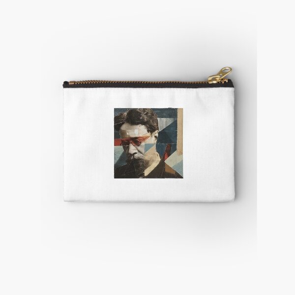 Item preview, Anton Chekhov – Literary Collage Portrait Art Print | Russian Short Story Theatre Poster designed and sold by OzzFrequency.