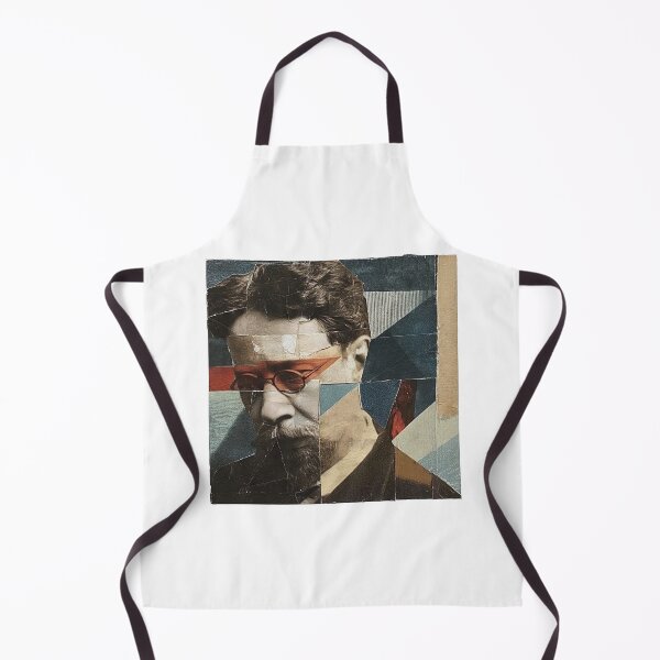 Item preview, Anton Chekhov – Literary Collage Portrait Art Print | Russian Short Story Theatre Poster designed and sold by OzzFrequency.