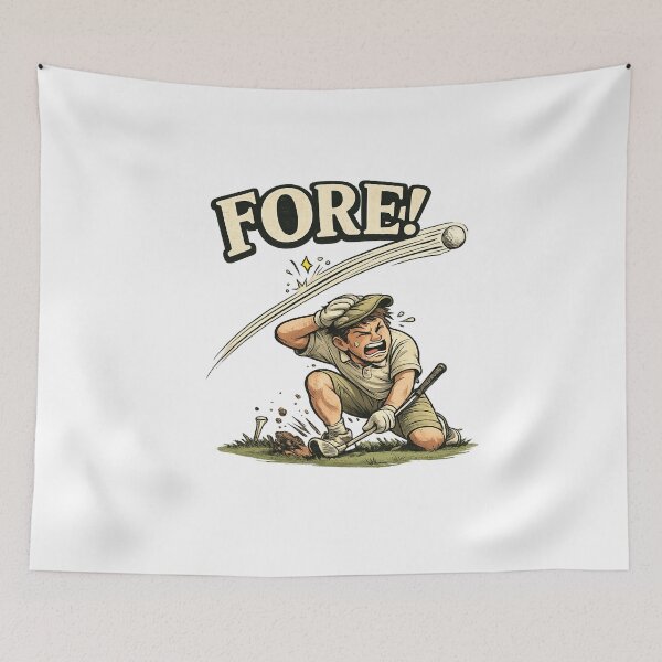 Item preview, Fore! designed and sold by GarPrints.