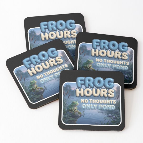 Item preview,  Frog Hours No Thoughts Only Pond Cottagecore designed and sold by pradeepvisuals.