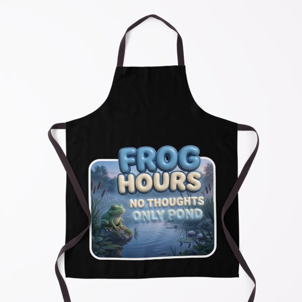 Item preview, Frog Hours No Thoughts Only Pond Cottagecore designed and sold by pradeepvisuals.