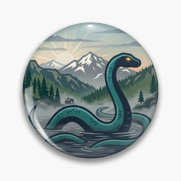 Item preview, Lake Tahoe – Tahoe Tessie | National Park Badge Design designed and sold by ElNiro.