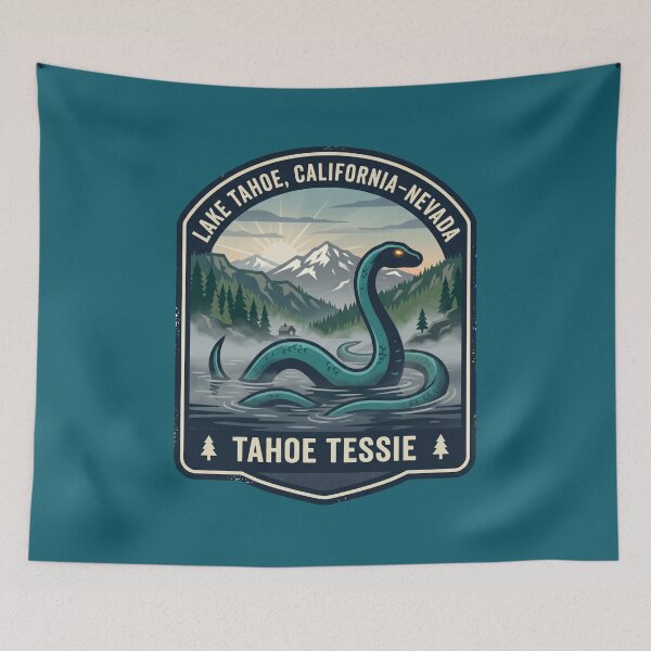 Item preview, Lake Tahoe – Tahoe Tessie | National Park Badge Design designed and sold by ElNiro.