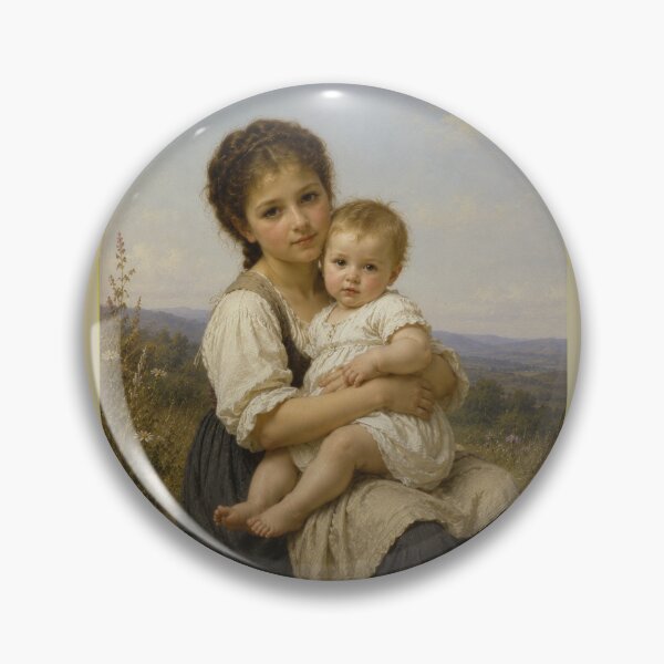 Item preview, Baby sister styled after W A Bouguereau  designed and sold by Collector-RB.