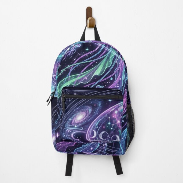 Item preview, Cosmic Jellyfish Moon Phases Galaxy Art designed and sold by Rovano.