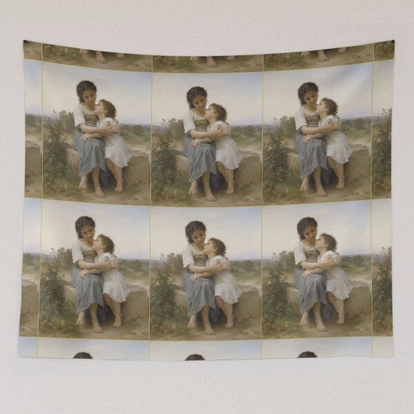 Item preview, Loving elder sister styled after W A Bouguereau  designed and sold by Collector-RB.