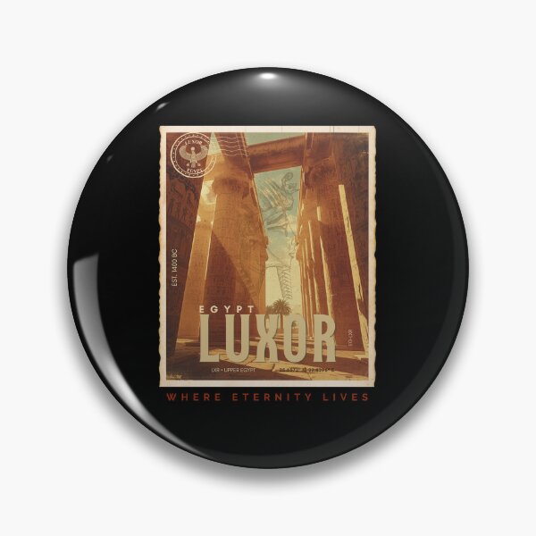 Item preview, Luxor Egypt Vintage Mediterranean Travel Poster Retro Art designed and sold by KaBaRen.