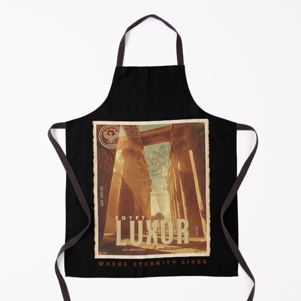 Item preview, Luxor Egypt Vintage Mediterranean Travel Poster Retro Art designed and sold by KaBaRen.
