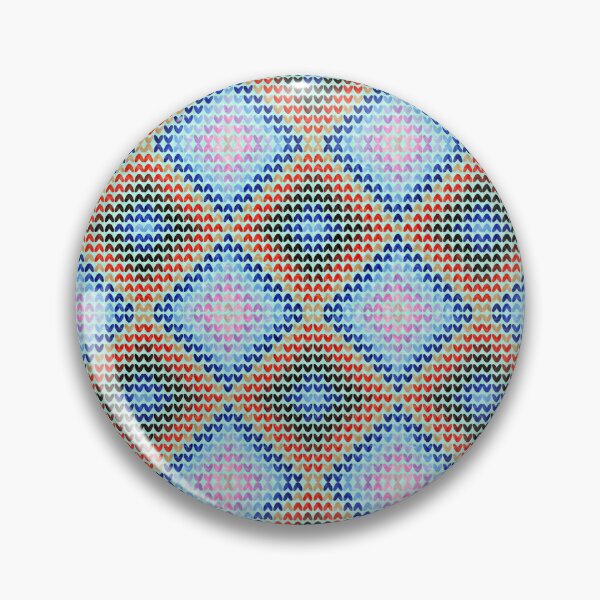 Item preview, Retro Pastel Knit Heart Pattern designed and sold by Digitara8595.