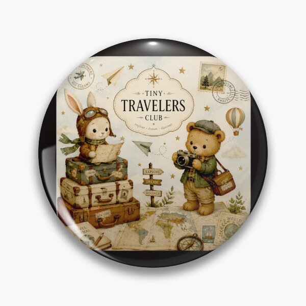 Item preview, Tiny Travelers Club for Dreamers & Little Explorers #10 designed and sold by Helios Be. Lavsh.
