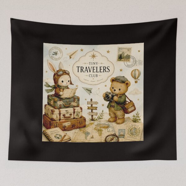 Item preview, Tiny Travelers Club for Dreamers & Little Explorers #10 designed and sold by Helios Be. Lavsh.