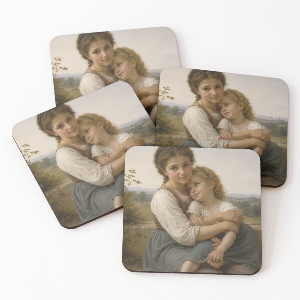 Item preview, Elder sister sitting styled after W A Bouguereau  designed and sold by Collector-RB.