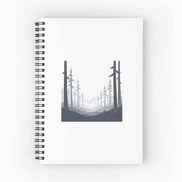 Item preview, Minimal Foggy Woodland Landscape designed and sold by Le Grand Requin.