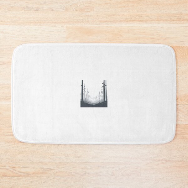 Item preview, Minimal Foggy Woodland Landscape designed and sold by Le Grand Requin.