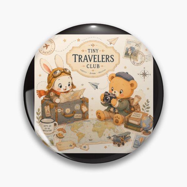 Item preview, Tiny Travelers Club for Dreamers & Little Explorers #11 designed and sold by Helios Be. Lavsh.