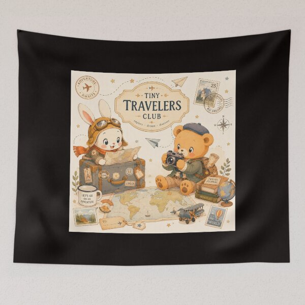 Item preview, Tiny Travelers Club for Dreamers & Little Explorers #11 designed and sold by Helios Be. Lavsh.