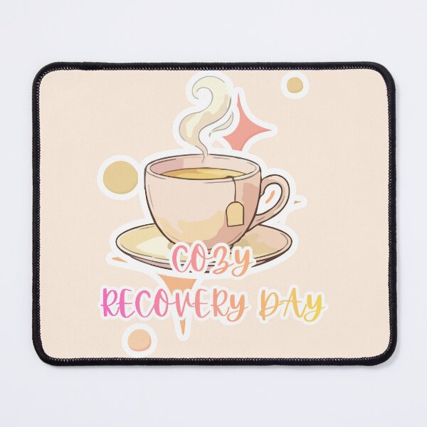 Item preview, Cozy Recovery Day Sticker | Soft Healing & Rest Day Aesthetic designed and sold by SwampKittyCo.