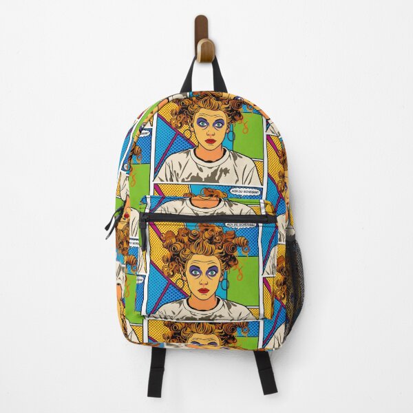 Item preview, Pop art graphic of a woman with messy hair, portrait, oh my god... colorful festival designed and sold by G-M-Designs.