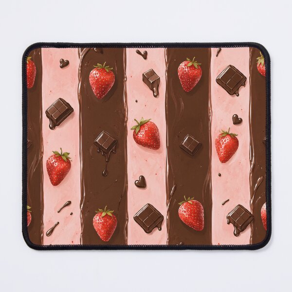 Item preview, Strawberry & Chocolate Drip – Sweet Retro Pattern | Cute Dessert Aesthetic designed and sold by Fernhaven.